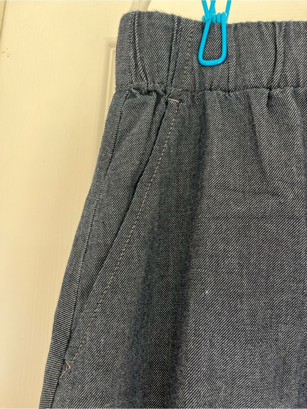 Eileen Fisher Chambray Midi Skirt - Picture 6 of 11